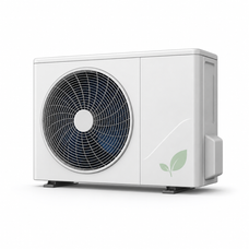 An outdoor air source heat pump unit